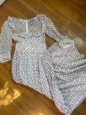 Thierry Colson floral maxi dress XS